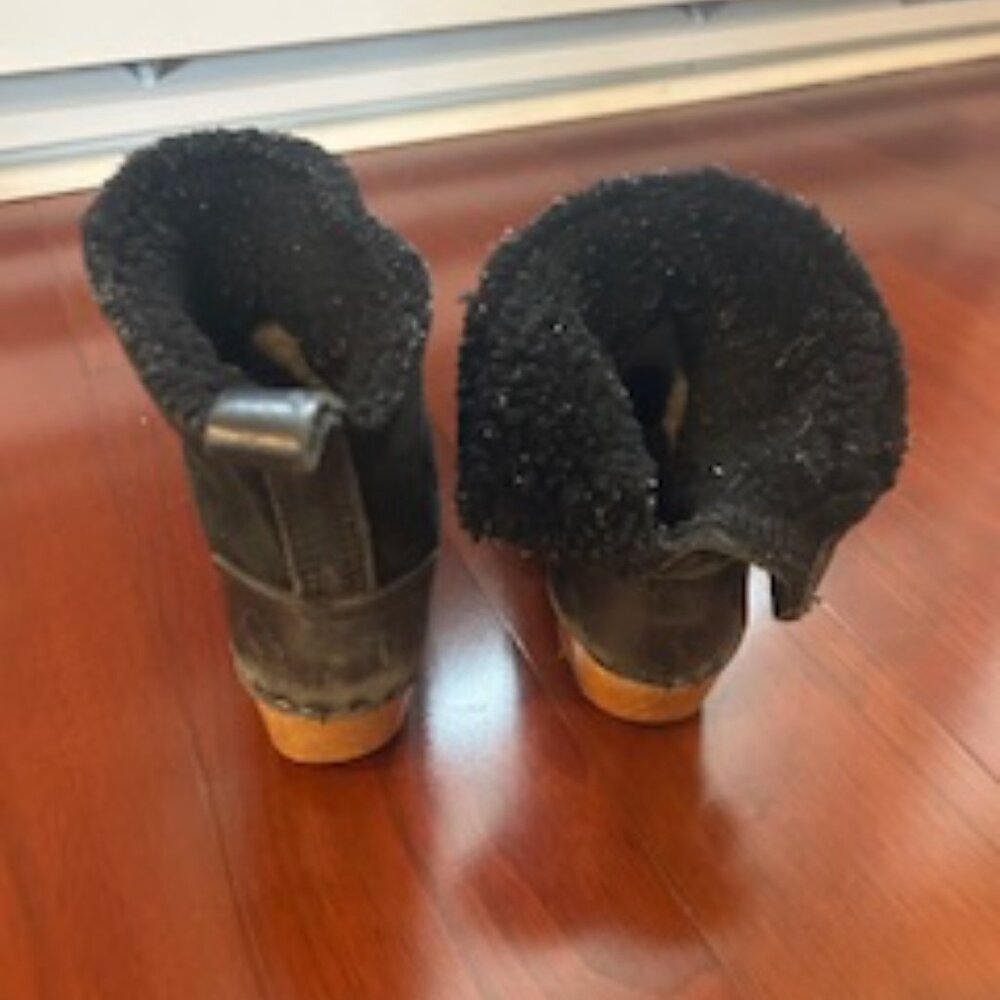 2 Pairs of Used No6 Clog Boots Size 37 Black - Picture 10 of 11